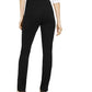Calça feminina com bolso e zíper INC International Concepts, preta, tamanho 12