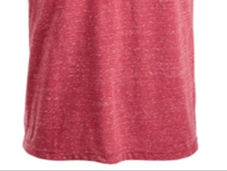 Camisa casual masculina American Rag de manga curta lisa vermelha tamanho extragrande