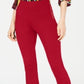 Calça skinny feminina de cintura alta INC International Concepts, vermelha, tamanho 14
