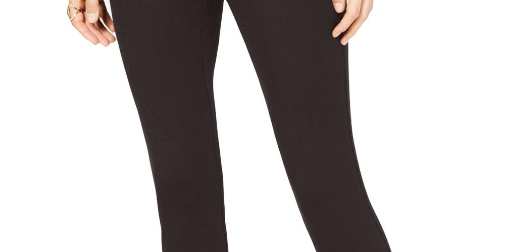 Calça skinny feminina INC International Concepts com zíper duplo e cintura alta, marrom, tamanho 6