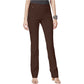Calça casual feminina INC International Concepts com perna reta, marrom, tamanho 18