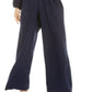 Macacão feminino Bar III com cintura franzida, azul, tamanho XX-G