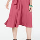 Vestido feminino Charter Club com amarração na cintura e midi, rosa, tamanho XX-G