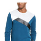 Suéter masculino com blocos de cores da INC International Concepts, azul, tamanho X-S