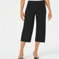 Calça curta feminina JM Collection preta tamanho XX-G
