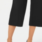 Calça curta feminina JM Collection preta tamanho XX-G