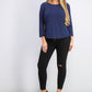 Camiseta feminina lisa Maison Jules tamanho P