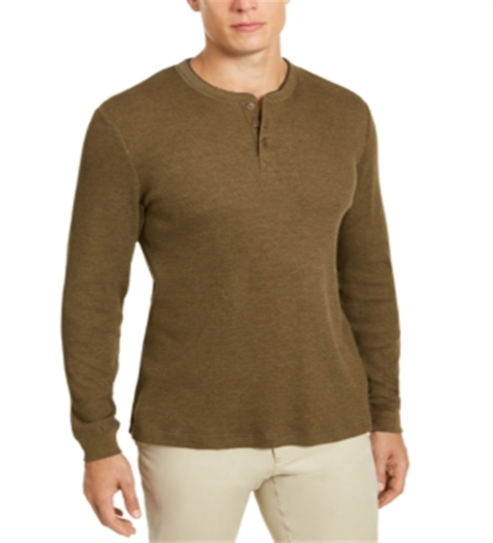 Camisa Henley Masculina Club Room Verde Tamanho Médio