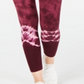 Leggings femininas tie-dye da Ideology, roxas, tamanho M