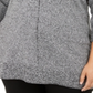 Karen Scott Suéter Feminino de Algodão Marmorizado com Acabamento Contrastado, Preto, Tamanho 3X