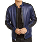 Jaqueta de férias masculina de malha acolchoada INC International Concepts, azul, tamanho extragrande