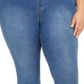 Calça Jegging Plus Size Feminina Style &amp; Co com Controle de Barriga Azul Tamanho 20W