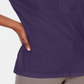 Karen Scott Top Feminino de Algodão com Ilhós e Jugo Roxo Tamanho P