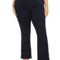Jeans feminino estilo &amp; co Ella Pull on Bootcut azul tamanho 22W