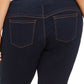 Jeans feminino estilo &amp; co Ella Pull on Bootcut azul tamanho 22W