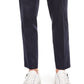 Calça masculina slim fit com costura contrastante da INC International Concepts, azul, tamanho 33x30