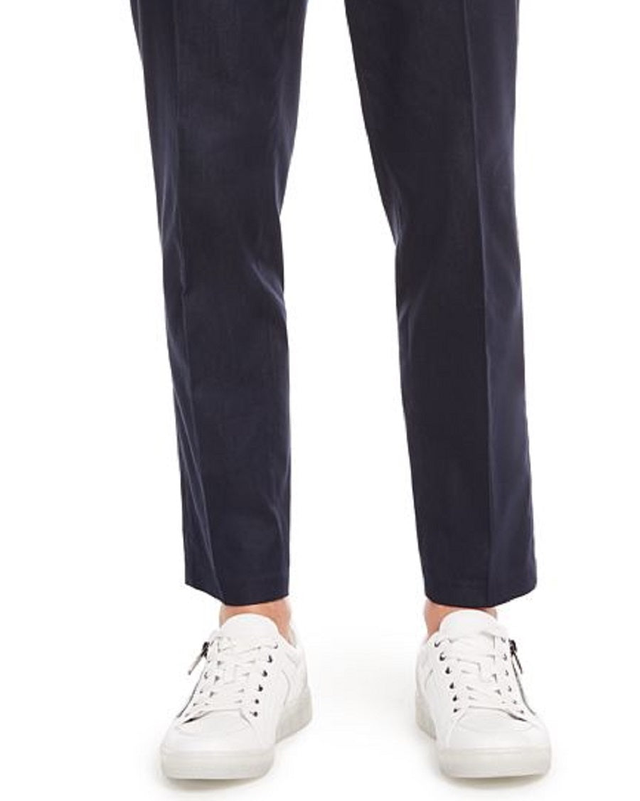 Calça masculina slim fit com costura contrastante da INC International Concepts, azul, tamanho 33x30