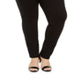 Calças Slim Ponte Femininas Style &amp; Co Pretas Tamanho Pequeno Pequeno