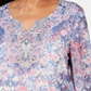 Top feminino com manga de anjo e detalhes embelezados, rosa, tamanho G, da coleção JM