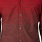 Camisa masculina mesclada com degradê INC International Concepts, vermelha, tamanho médio