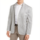 Jaqueta masculina Alfani Chambray cinza tamanho X-Large