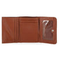 Carteira feminina Giani Bernini Softy Leather Trifold Marrom Tamanho Regular