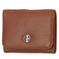 Carteira feminina Giani Bernini Softy Leather Trifold Marrom Tamanho Regular
