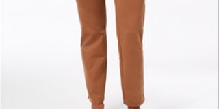Charter Club Women's Cambridge Pull on Ponte Pants Brown Size 4S