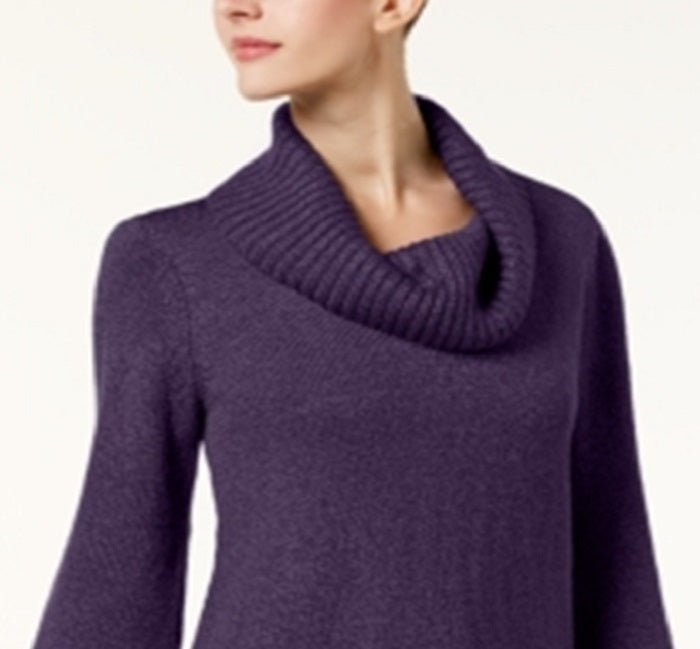 Túnica Karen Scott Feminina Gola Alta Roxa Tamanho Grande