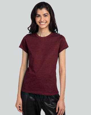 Camiseta feminina lisa com amarração nas costas Maison Jules, vermelha, tamanho pequeno