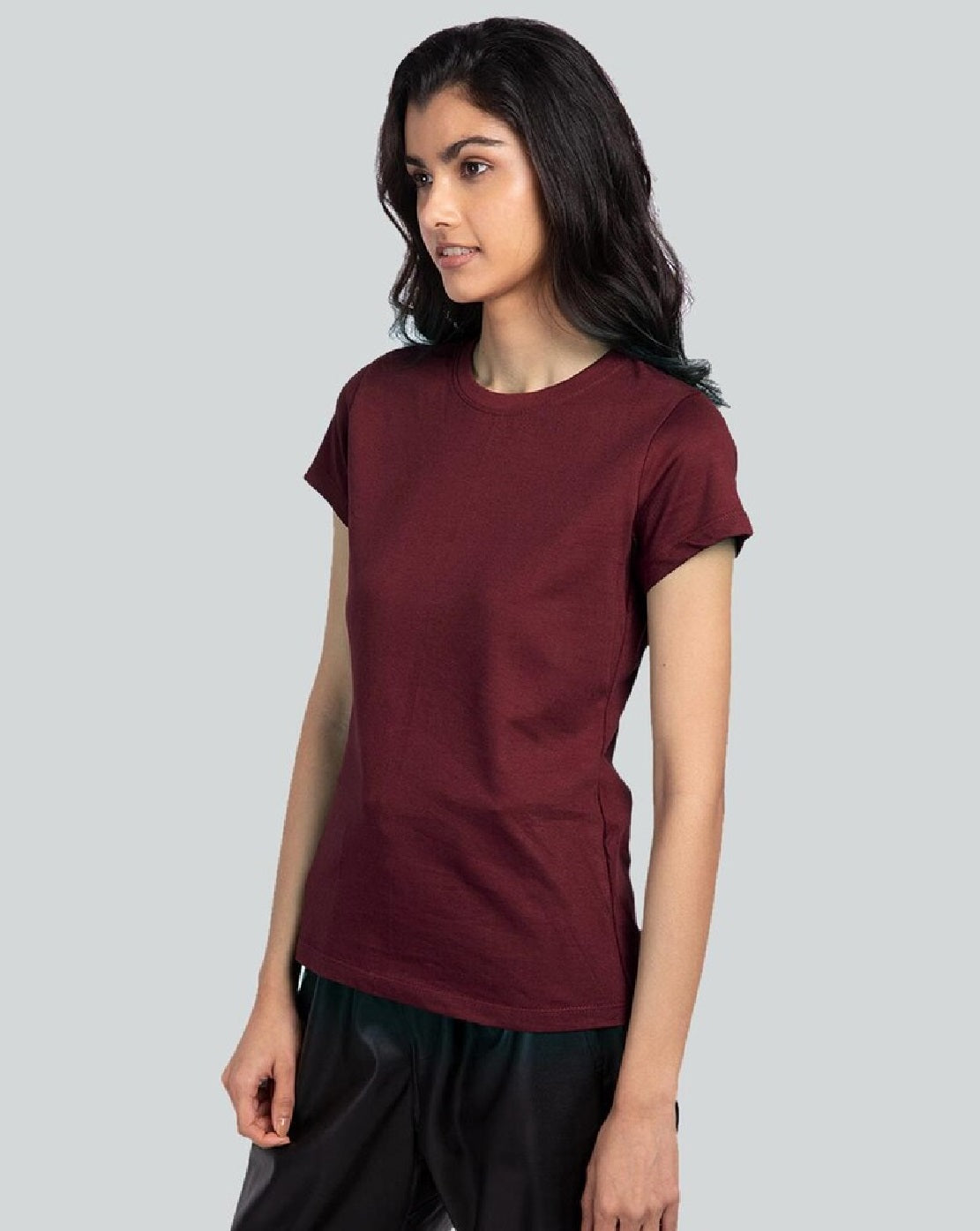 Camiseta feminina lisa com amarração nas costas Maison Jules, vermelha, tamanho pequeno