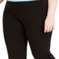 Calça de ioga ativa Plus Flex Stretch Ideology feminina, azul, tamanho 1X