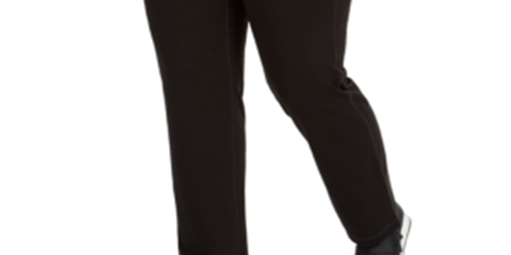 Calça de ioga ativa Plus Flex Stretch Ideology feminina, azul, tamanho 1X