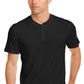 Club Room Masculino Solid Henley Preto Tamanho Pequeno