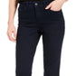 Calça jeans feminina Curvy Straight Leg, azul, tamanho 8, da Style &amp; Co