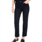 Calça jeans feminina Curvy Straight Leg, azul, tamanho 8, da Style &amp; Co