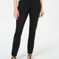 Calça skinny feminina de malha Ponte da Style &amp; Co, preta, tamanho 10, pequena