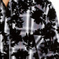 Camisa casual masculina com botões e manga comprida estampada da INC International Concepts, cinza, tamanho 48