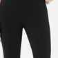 Leggings femininas estilo &amp; co, pretas, tamanho pequeno, L