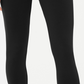 Leggings femininas estilo &amp; co, pretas, tamanho pequeno, L