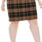 Vestido tubinho estampado feminino Alfani, preto, tamanho 26W