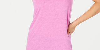 Ideologia Regata feminina roxa com costas em malha, tamanho grande