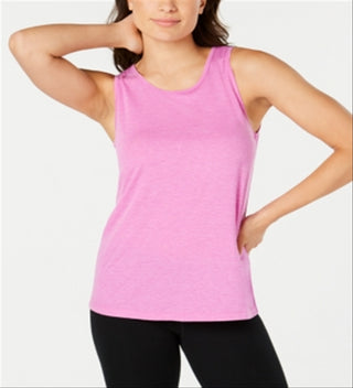 Ideologia Regata feminina roxa com costas em malha, tamanho grande