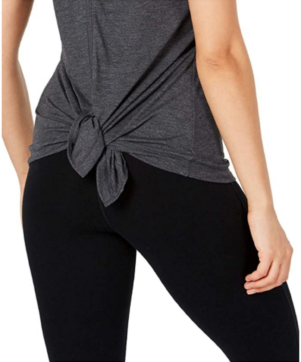 Ideologia Regata Feminina Amarrada nas Costas Cinza Tamanho XX-G