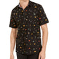 Camisa masculina com estampa de hieróglifos American Rag, preta, tamanho XX-G
