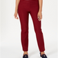 Calça feminina Charter Club Cambridge Skinny Tummy Control, vermelha, tamanho 10