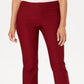 Calça feminina Charter Club Cambridge Skinny Tummy Control, vermelha, tamanho 10