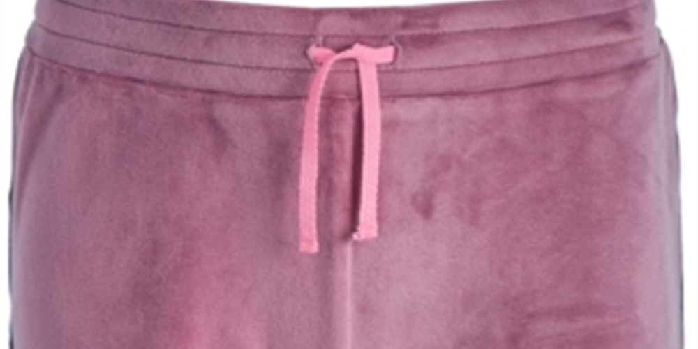 Ideology Big Girl's Side Taped Velour Shorts Roxo Tamanho Grande