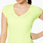 Camiseta ID Ideology Essentials Rapidry Heathered Feminina Amarela Tamanho 1X