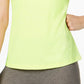 Camiseta ID Ideology Essentials Rapidry Heathered Feminina Amarela Tamanho 1X